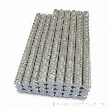 NdfeB Permanent Magnets with N50 Magnetic Performance and Zinc Surface Treatment